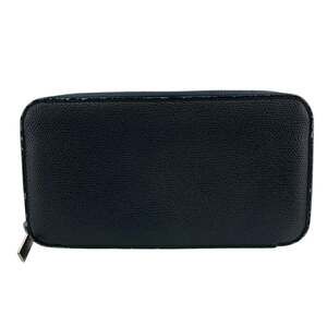 Valextra Men's Navy Long Wallet